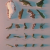 Största öarna i världen topografisk karta, detaljbild