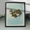 Island topografisk karta, dagsljus