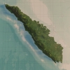 Sumatra topografisk karta, detaljbild