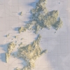 Norröra - Söderöra topografisk karta, detaljbild