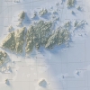 Rödlöga topografisk karta, detaljbild