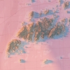 Rödlöga topografisk karta, detaljbild
