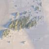 Rödlöga topografisk karta, detaljbild