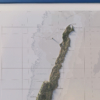 Öland topografisk karta, detaljbild.