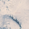 Antarktis topografisk karta, detaljbild