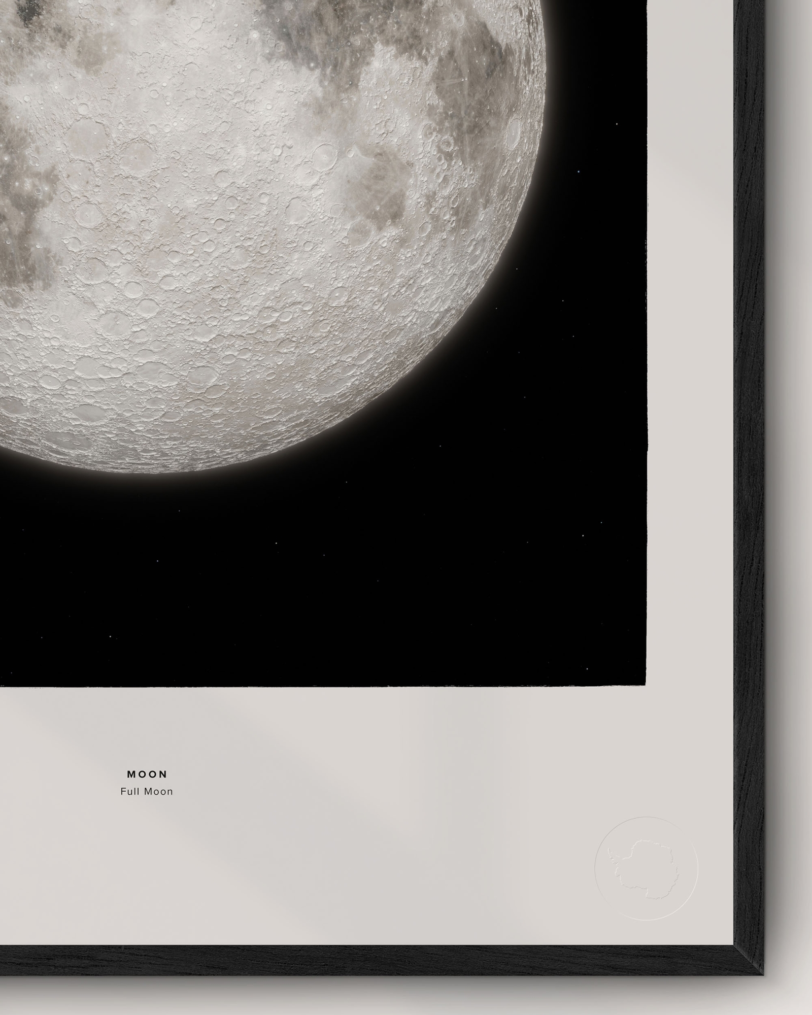 Premiumposter över Månen - Fullmåne, Detaljbild
